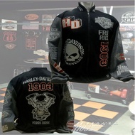 MESIN Wan Krn1 - HD Baseball Jacket Skull Engine Art 957