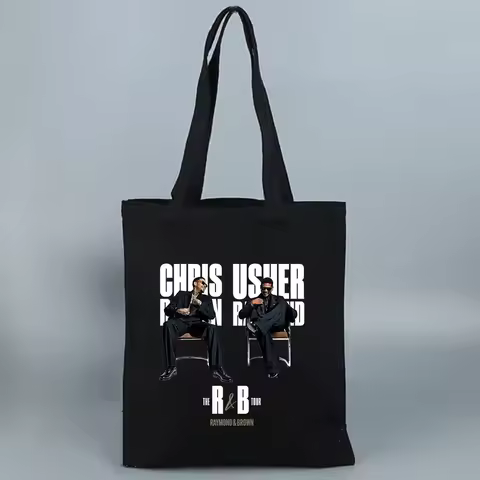 The R&B Tour 2026 Raymond & Brown Shopper Bag Casual Bag Shopping Canvas Tote Bag for Fans Eco-Frien