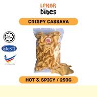 Lekor Bites Crispy Cassava | Ubi Kayu Rangup - Hot & Spicy