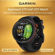 GARMIN Approach S70 Golf GPS Watch with AMOLED Display, Advanced Course Maps and Virtual Caddie