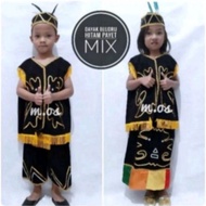 Gogo Buy Dayak Traditional Clothes TK SD // Dayak Traditional Clothes // Kalimantan Traditional Clothes 147
