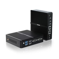 VENOEN Fanless Mini PC Win 11 Pro Industrial PC 12th Gen in-tel J6412 Processor, 8G DDR4 256G M.2 SS