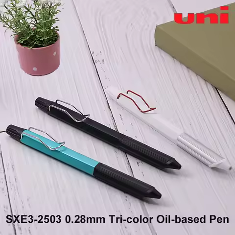Uni Jetstream EDGE Ballpoint Pen SXE32503 0.28 Ultra Fine Oil-Based Ink 3 in 1 Multi Pens Precision 