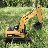 Huina 550 Penggali 15 Saluran Tanpa Wayar Kenderaan Kejuruteraan Kawalan Jauh Elektrik Model Baharu 