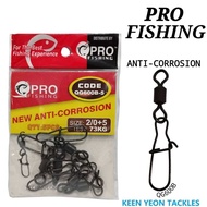 PRO FISHING COPPER ROLLING SWIVEL WITH S/STEEL NICE SNAP QG600B