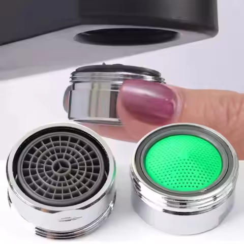 3PCS Brass Water Saving Faucet Tap Aerator M24 Thread Bathroom Faucet Bubbler Stainless Steel Replac