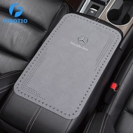 FFAOTIO Car Armrest Pad Center Console Cover Car Interior Accessories For Mercedes Benz CLA W124 W20