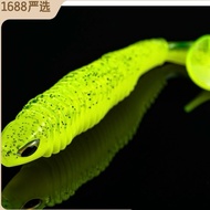(2c/ 6c) .High quality Silicone soft bait, 6.5cm/ o7.7cm, lure, sinking fishing, snakehead fishing, 