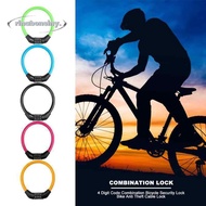 RINABONSINY Bike Lock Resettable Cycle Security Bicycle Steel Padlock