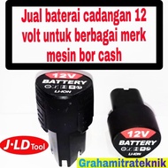 [ SPAREPART BATERAI ] Baterai JLD 12V Untuk Mesin Bor Baterai JLD 12V