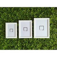 Photo Frame 3x4 4x6 5x7 6x8 6x9 Inches And A5 White Minimalist Stand And Hang With Mirror
