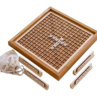 Rustic Word Game Board Wooden (17")