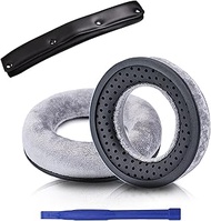 Ear Pads Headband Compatible with Beyerdynamic DT 770 Pro Headphones, Soft Plush and Elastic Foam Co