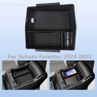 For Subaru Forester 2024 2025 Center Console Organizer Tray Armrest Layered Storage Box Ranger Acces