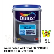 wall sealer white ( 5L ) Dulux Paint Exterior & Interior Sealer 15527 / water based sealer / wall se