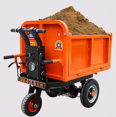 OEM Heavy Duty Wheel Barrow for Construction Wheel Barrow Electric Tricycles 3 Wheel Electric Cargo 