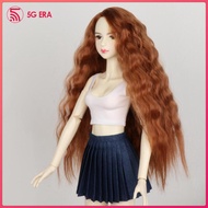 [Wishshopeezzxh] Vest And Denim Skirt for 1/3 BJD Doll Easy to Wear Casual Clothes Soft Fabric DIY C
