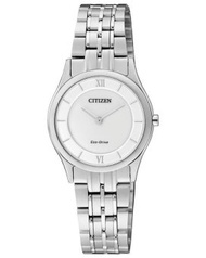 Citizen Women's Eco-Drive Silver Stainless-Steel Eco-Drive Watch EG3220-58A