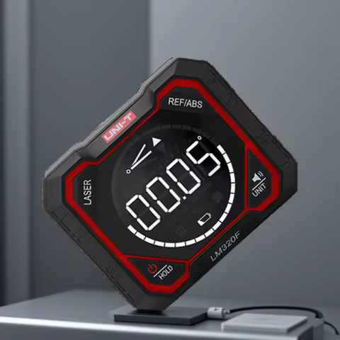 UNI-T Magnetic Inclinometer LM320D LM320E LM320F Angle Finder Digital Level Protractor 4*90 Degree R