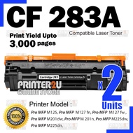2x Compatible CF283A 83A CF283X to H* LaserJet MFP M125 M127 M127fn M201dw M201n M225dw M225dn M 201