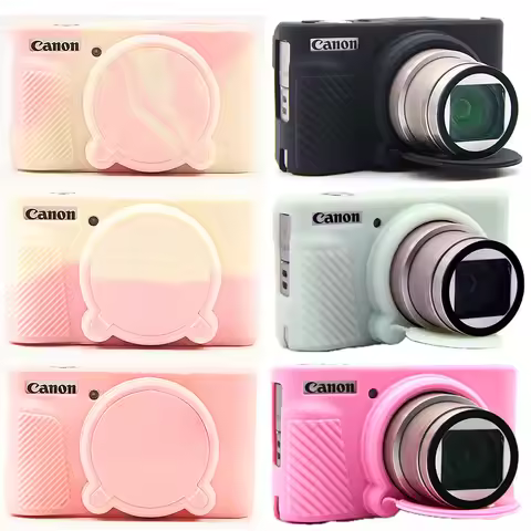 New SX730 SX740 Silicone Armor Skin Case Body Cover Protective DSLR Camera Bag For Canon Powershot S