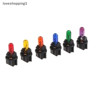 loveshopping1 10PCS T5.5 Led Bulb W1.2WCar Interior Lights Dashboard Heating Indicator Wedge Auto In