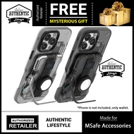 AULUMU G03 Magnetic Multi-Functional Metal Card Case with Kickstand