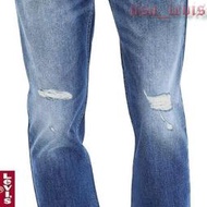 【新款29-42腰】美國LEVIS 511 Slim Ripped 深藍刷白仿舊破壞加工合身低腰小直筒牛仔褲510優惠