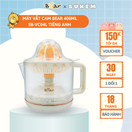 Máy Vắt Cam Tự Động Bear 5 Mức Độ Ép Xoay 2 Chiều Với 3 Đầu Vắt Linh Hoạt SB-VC04L