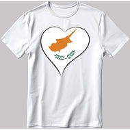 Cyprus Eurovision Song Contest Malmö 2024 White-Black Men/Women T Shirt Q008