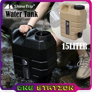 SHINETRIP 15LIT Camping Water Container Food Grade Camping Cater Tank Portable Water Tank Bekas Air 