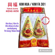 KIM HUA KIM FA 301/ FOR DECORATIONS THI KONG PRAYERALTAR DEWA DEWI/