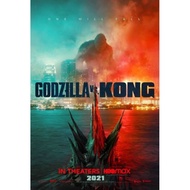 Blu-ray + DVD Cover + Screen Disc godzilla vs. kong (2021-2024)