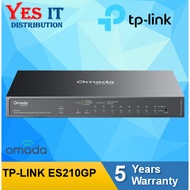 TP-LINK Omada 10-Port Gigabit Easy Managed Switch with 8-Port PoE+ ES210GP