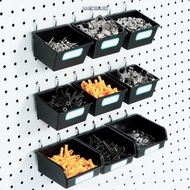 NARCISSUS13A0E Pegboard Bins, PP Pegboard Hooks, Organizing Accessories