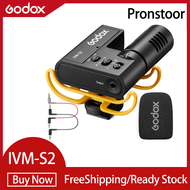 Godox IVM-S2 Súng loại Micro điện thoại di động máy ảnh Micro SLR micrô điện dung phỏng vấn ghi âm t