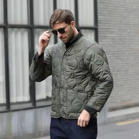 Outdoor M65 Windbreaker Liner Ultra-Light Cotton Lining Warm Padded Winter Camping Hunting Climbing 