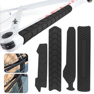 Silicone Bike Chain Protector Bicycle Frame Chainstay Pad Scratch-Resistant Road Bike Chain Guard Co