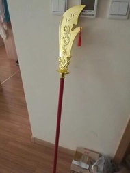 Đạo Cụ Cổ Trang Phục Phim Truyền Hình Sāngguó Yì Zhuge Liang Quạt Guan Yu Zhang Fei Râu Phụ Kiện Thờ