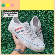 Yasa Footwear - KOMIN Men's Striped Shoes 38-43 Men's Shoe/s Rubber Shoe/s Men's Shoe/s Casual Shoe/