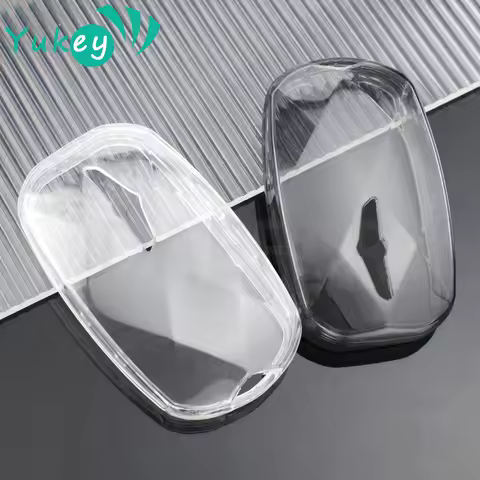 Transparent Car Key Case Cover Auto Shell Fob Holder for Hyundai Genesis GV60 GV90 G90 G70 G80 EQ900