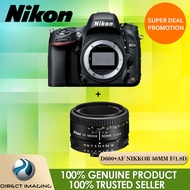 Nikon D600 DSLR Camera with Nikon 50mm f/1.8D AF Nikkor Lens