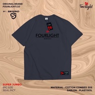 Jumbo bigsize 4xl 5xl fourlight t-shirt distro t-shirt bandung t shirt men t shirt oversized t shirt