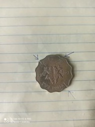 缺陷97回歸紀 2圓紀念幣