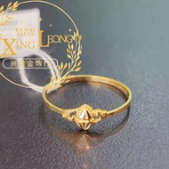 Xing Leong 916 Gold Minimalist Fashion Ring/916. Gold Minimalist Ring