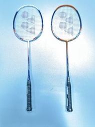 (適合初階新手,100%正版)全新送手膠拍套未拆手膠Yonex Nanoray 7000i 羽毛球拍2塊(橙白色及橙藍)