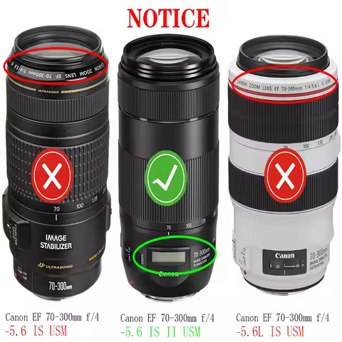 Reversible Lens Hood ET-74B Compatible With Canon RF 100-400mm F5.6-8 & EF 70-300mm f/4-5.6 Lens for