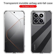 Xiaomi 14 Civi/Xiaomi Civi 4 Pro/Mi 14/Mi 14 Pro(พร้อมส่งในไทย)เคสTPUใสกันกระแทกแบบคลุมกล้องXiaomi 1