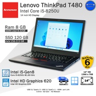 โน๊ตบุ๊คมือสอง Lenovo ThinkPad T480 Core i5-8250U(Gen8) สภาพดี พร้อมใช้งาน