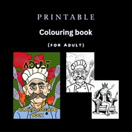 Printable Adult Colouring Book (PDF)